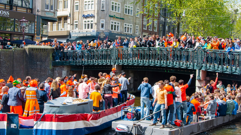 King's Day celebration in Amsterdam