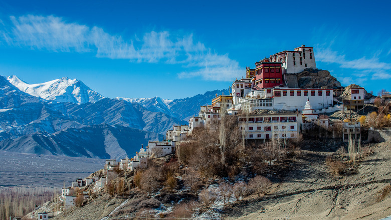 Monastery in the Ladakh mountains