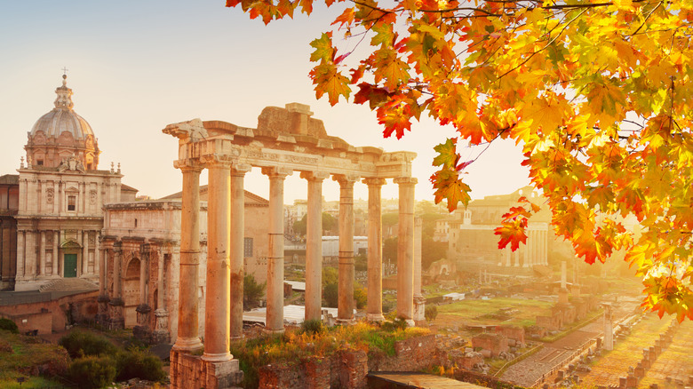 Roman Forum, Autumn season, Rome