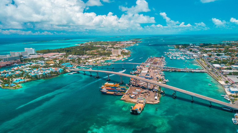 Nassau City in the Bahamas