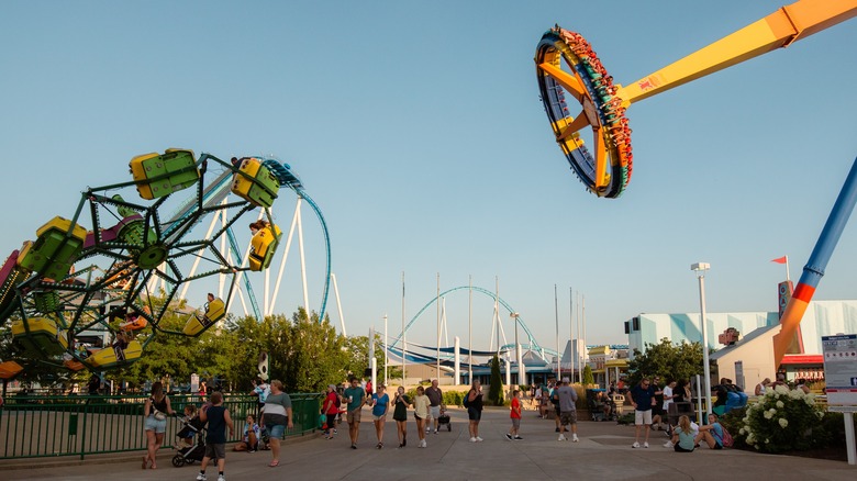 Cedar Point amusement park not crowded