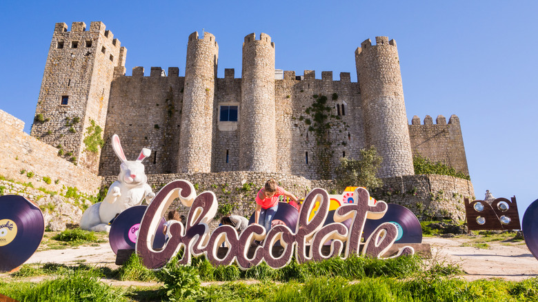 Chocolate festival in Óbidos, Portugal