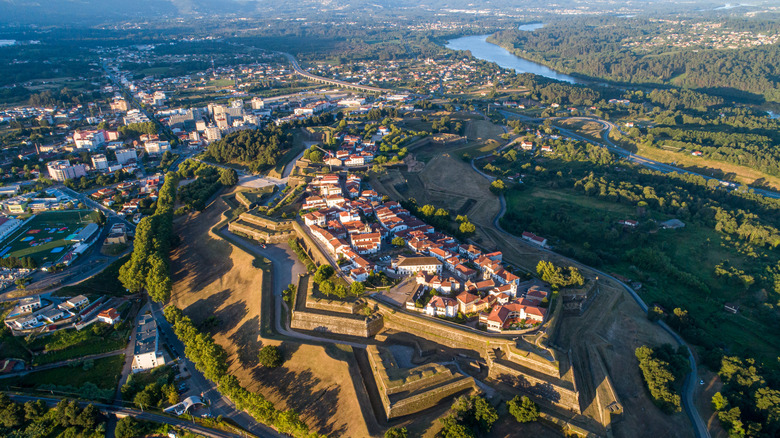 Aerial view of Valença do Minho