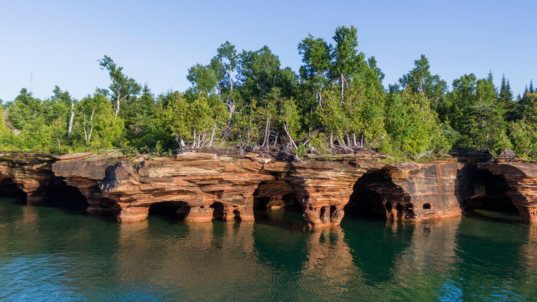 The shore of Apostle Islands