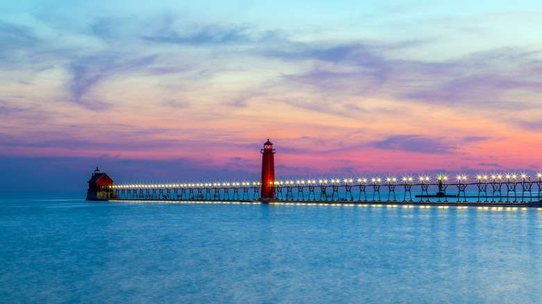 A pier at Grand Haven