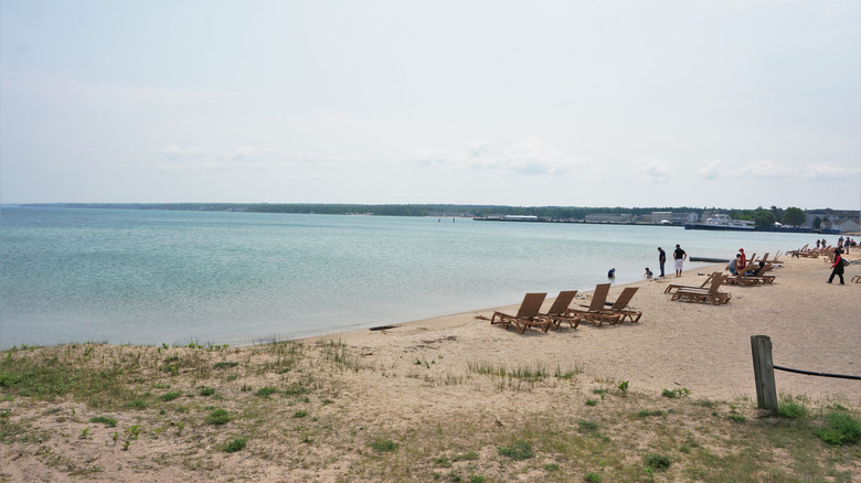 Beach on Makinac Island