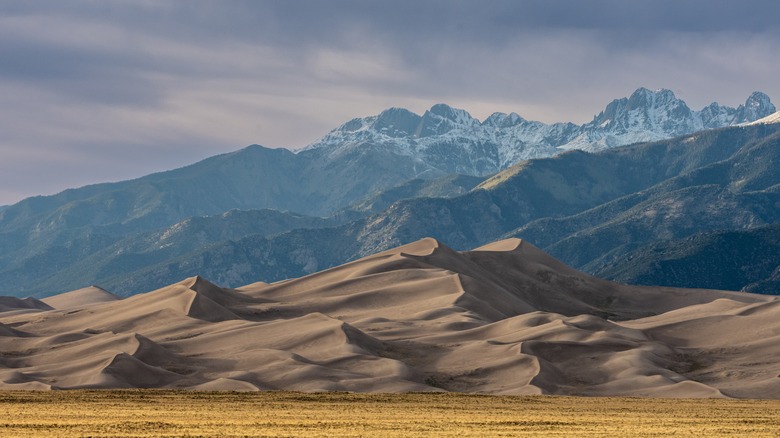 Mountains behind the Great Sand Dunes