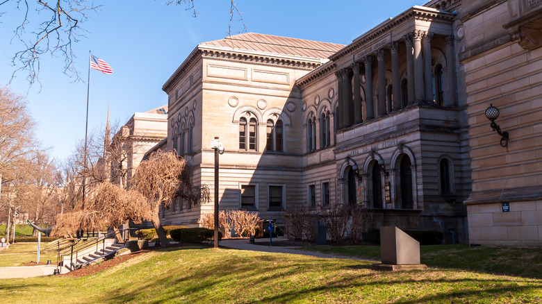 Entrance to the Carnegie Library of Pittsburgh