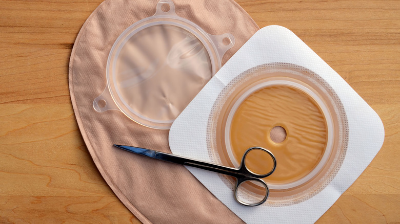 ostomy pouch and supplies