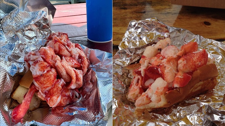 Lobster rolls from Red's and Sprague's