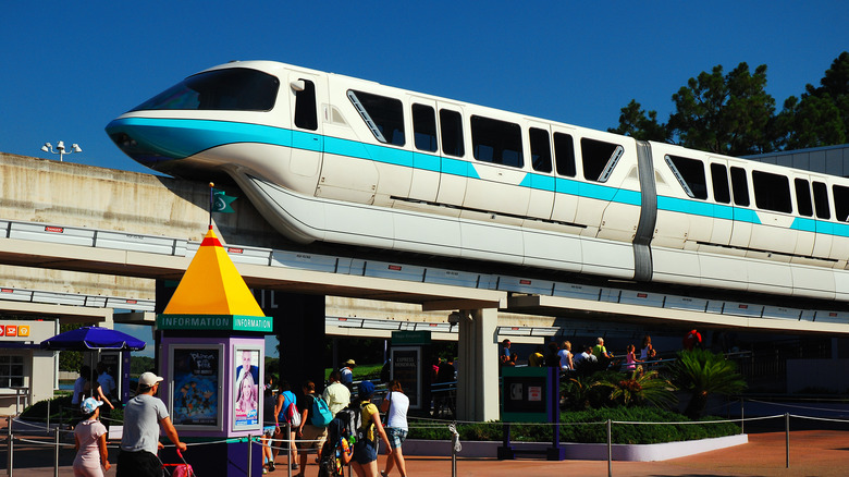 Disney World monorail