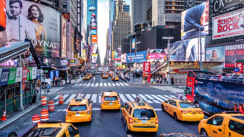 New York City street daytime