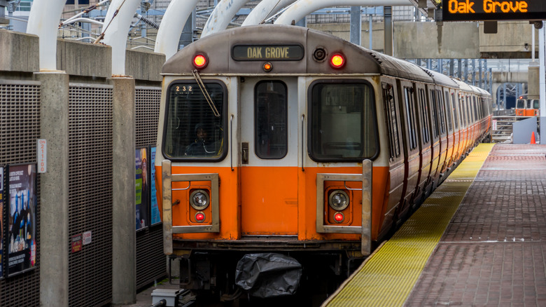 Boston's Orange Line train