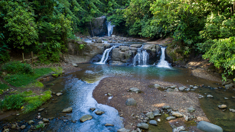 Two Falls Waterfall, Costa Rica