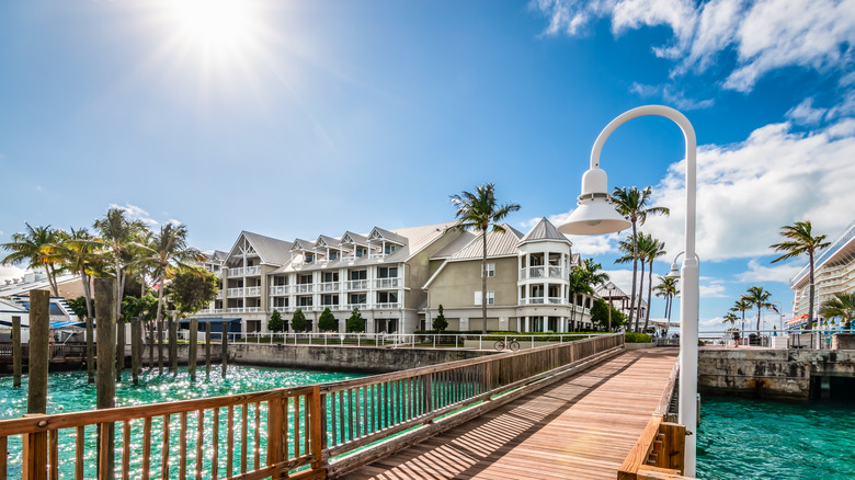 Resort Boardwalk in Florida 