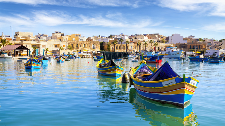 Boats in Malta 