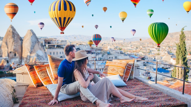Hot air balloons in Turkey 