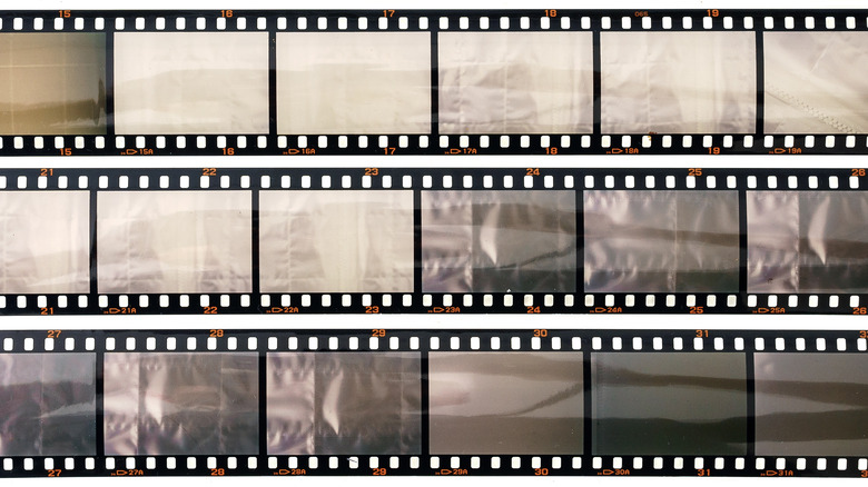 Damaged film strips