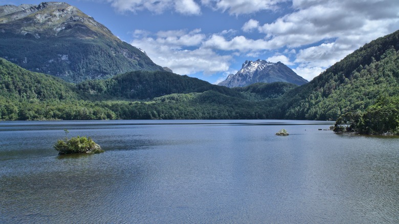 Mount Earnslaw in New Zealand