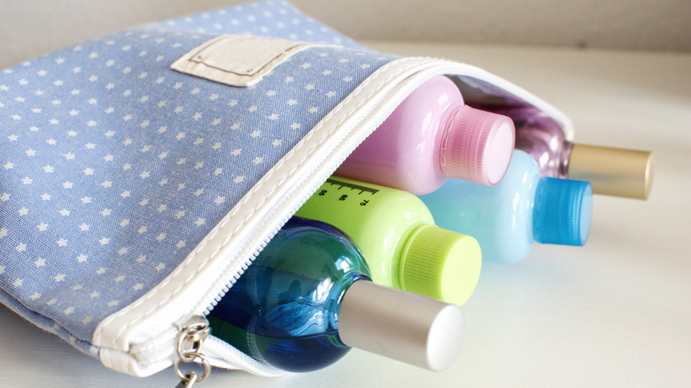 Travel toiletries