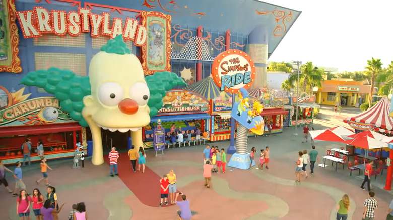 Simpsons Ride exterior at Universal Studios Florida