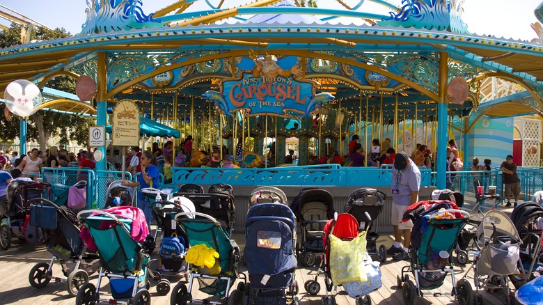 strollers at Disney's California Adventure