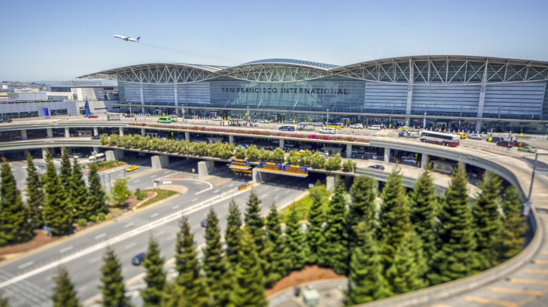 Terminal at San Francisco airport