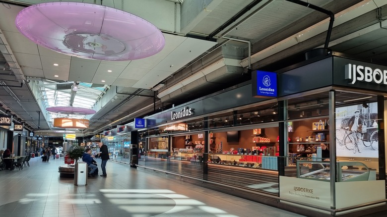 Shops at Amsterdam's Schiphol airport