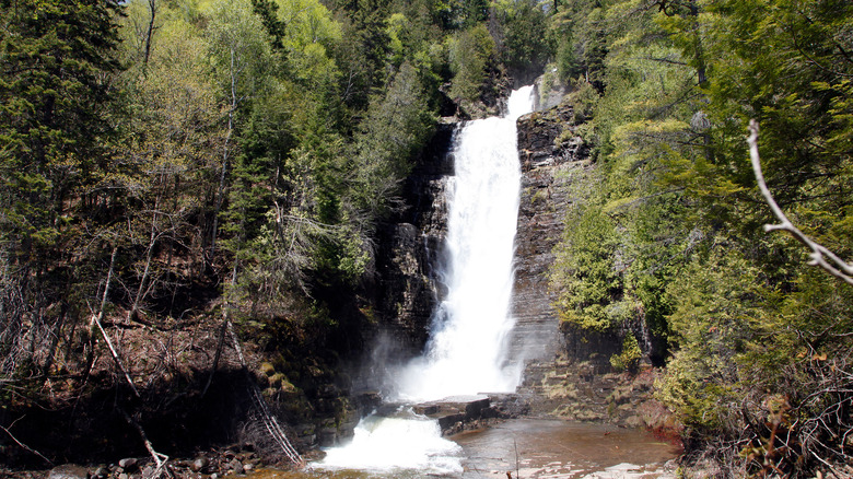 Jean Larose Falls in Canada