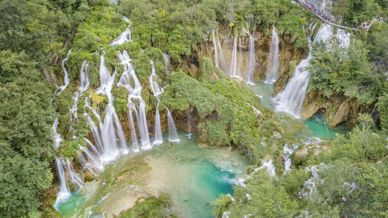 Plitvice Waterfalls in Croatia
