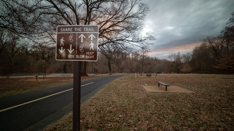 Trail in Rock Creek Park 