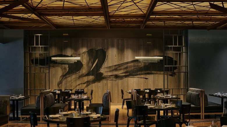 nobu interior dim lighting