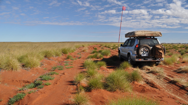 4x4 on red dirt of CSR