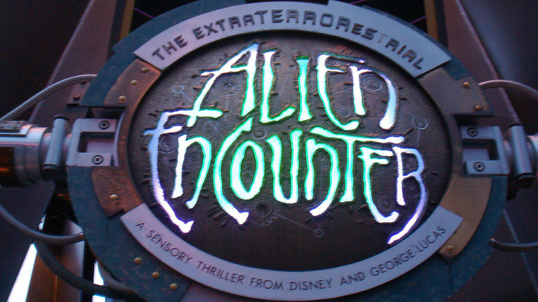 Alien Encounter entrance sign Disney