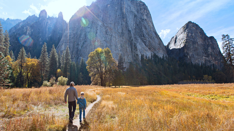 hiking Yosemite