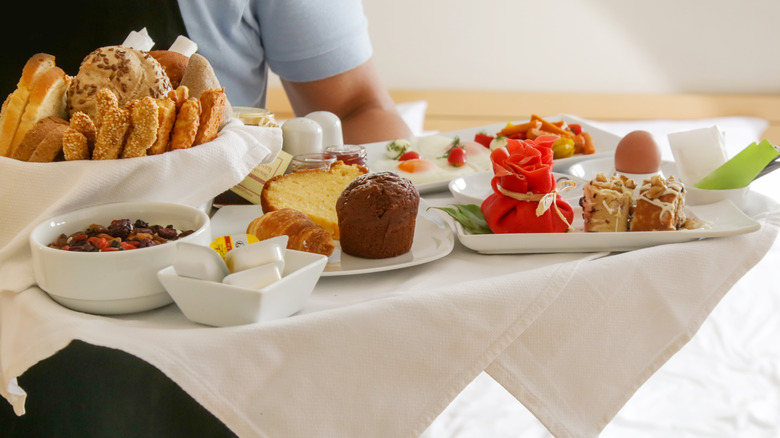 Room service tray