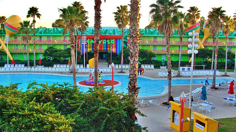 Pool at Disney World's music resort