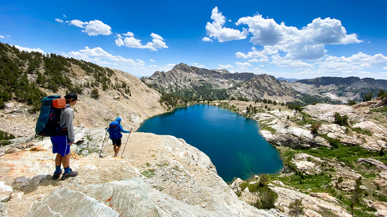 Backpackers in the Ruby Mountain Wilderness