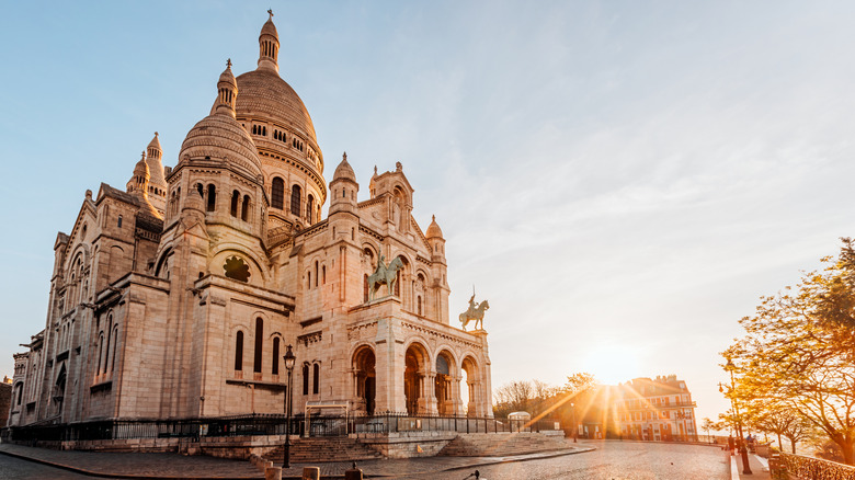 The Basilica of Sacré-Coeur in Paris.