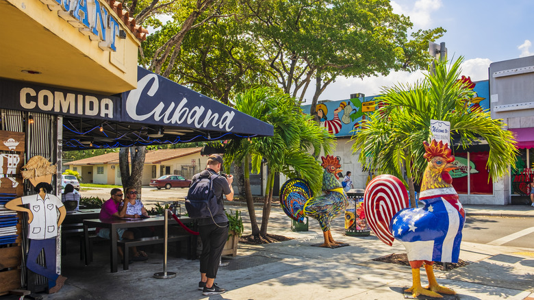 A restaurant in Little Havana