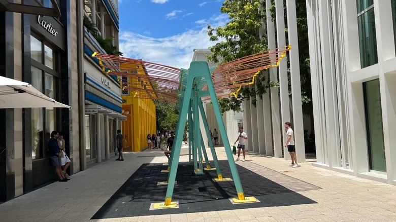 Art installation, Miami Design District