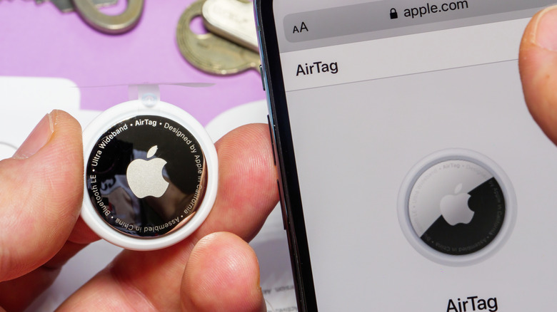 Apple AirTag tracking device