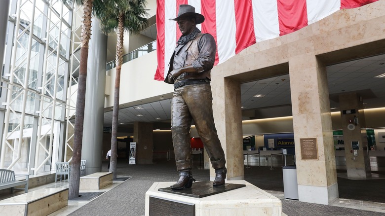 John Wayne Statue at JNA