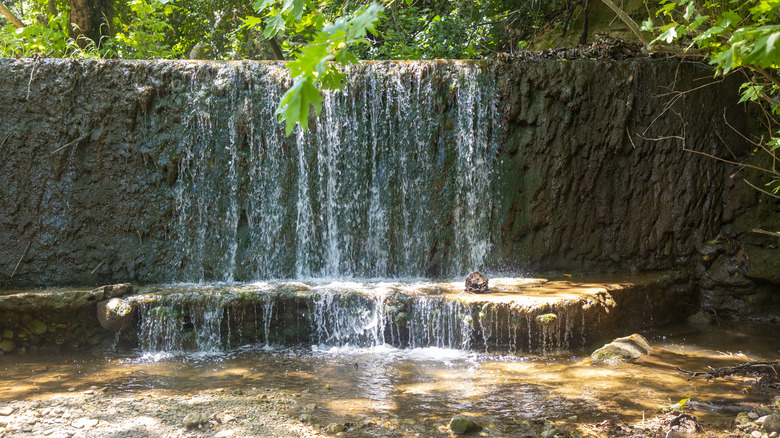 Potami waterfalls on Samos, Greece