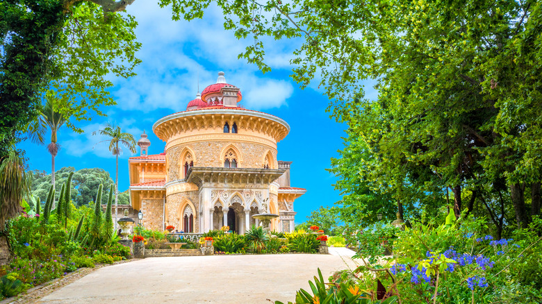 Greenery around Monserrate Palace in Sintra, Portugal