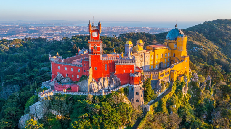 Pena Palace landscape in Sintra, Portugal