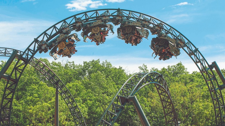 Roller coaster at Silver Dollar City