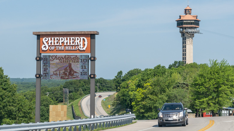 Shepherd of the Hills sign