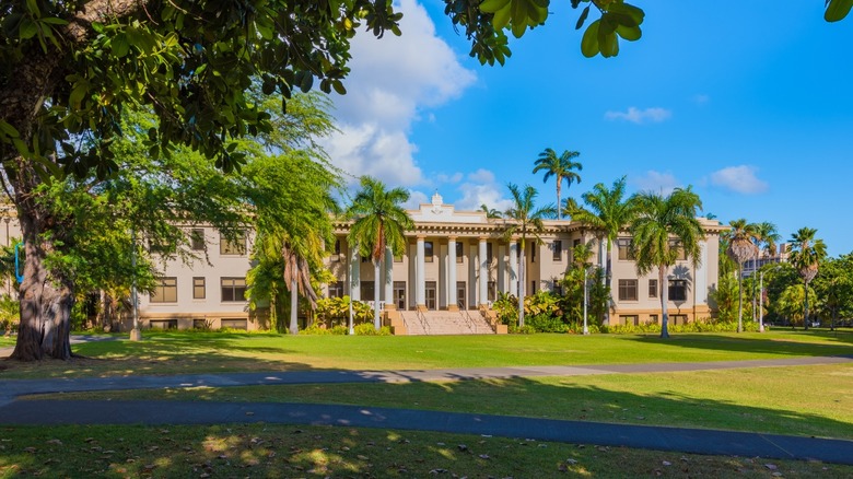 the University of Hawaii campus