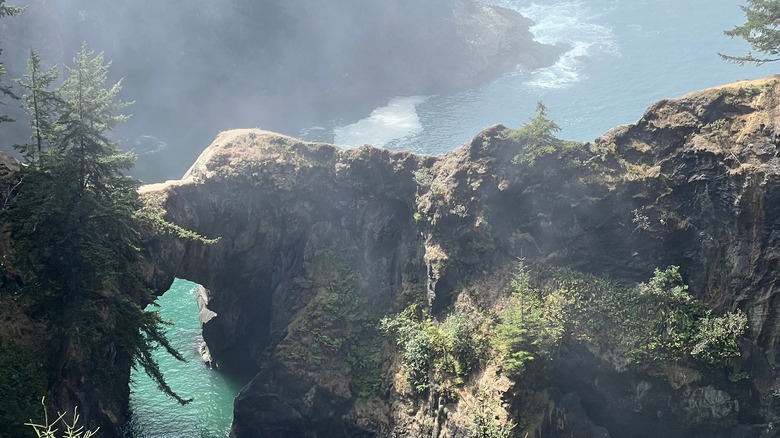 Natural Bridges and misty seas